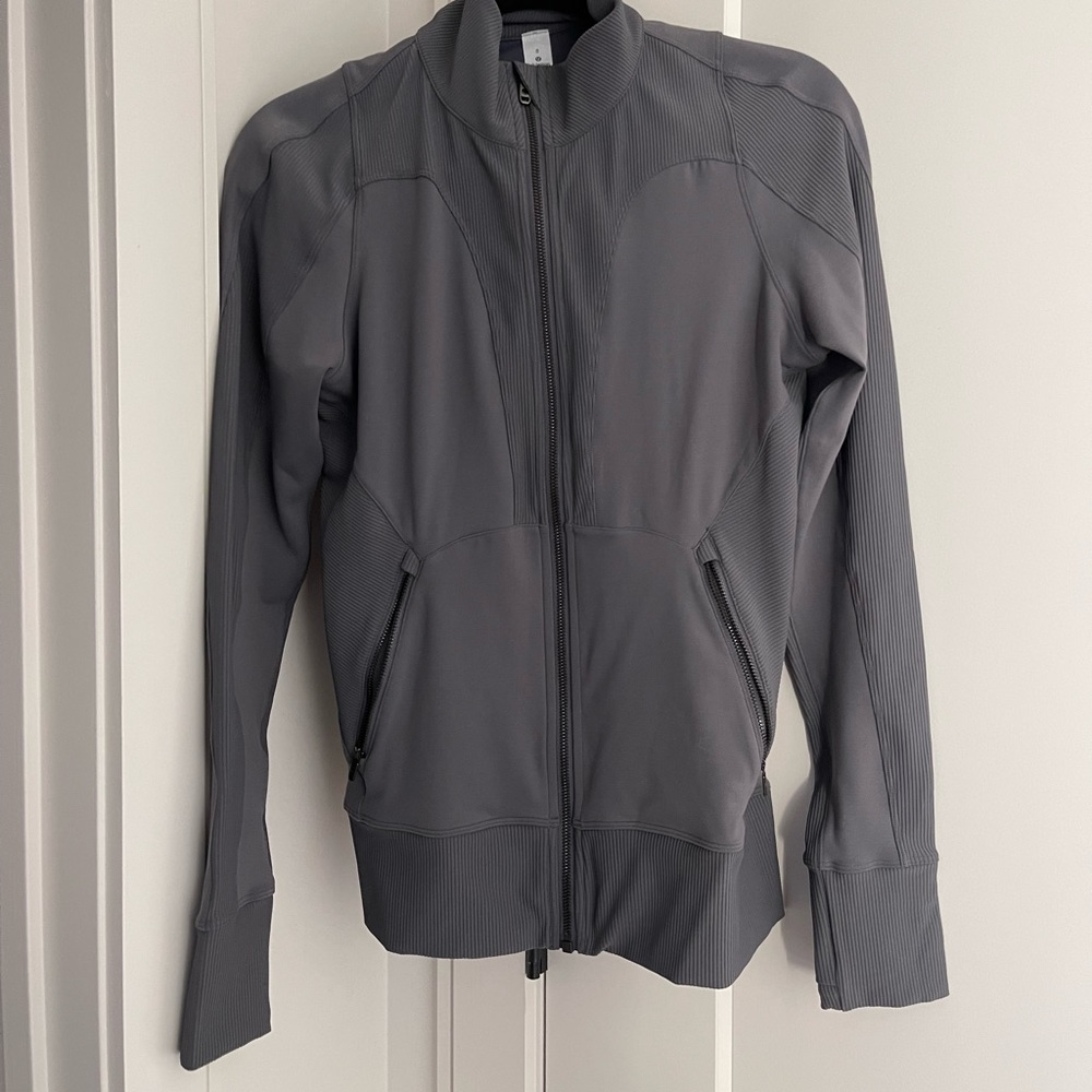Lululemon, full-zip, tight fitting jacket size 8